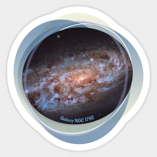 Hubble Space Telescope Images: Spiral Galaxy NGC 1792 Sticker